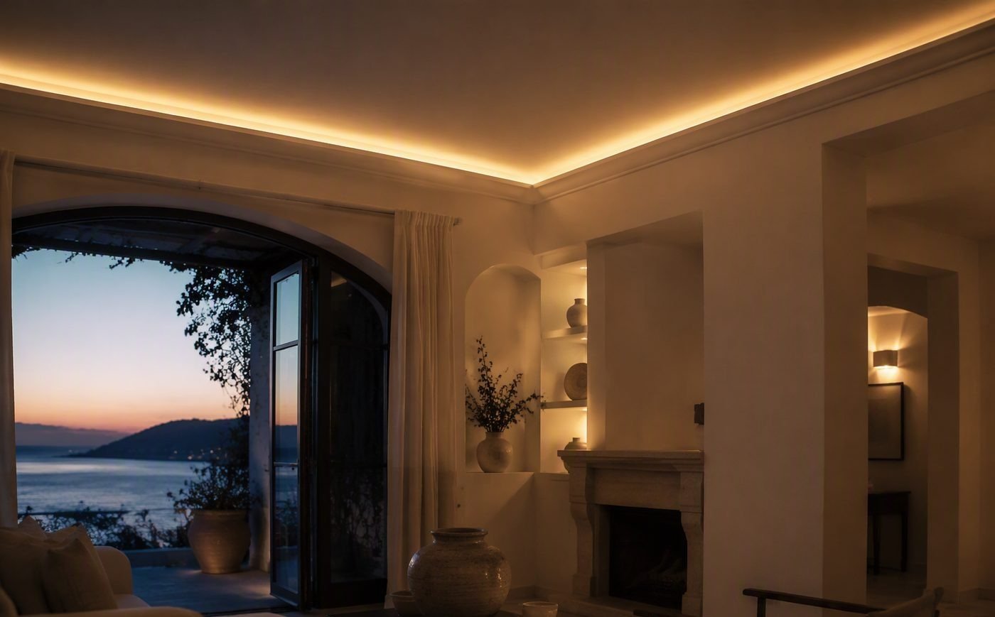 Velette e Tagli Luce LED a Lodi e provincia — lavori in cartongesso